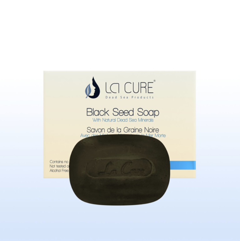 DEAD SEA BLACK SEED SOAP - 90G, UAE, serene skin, la kure